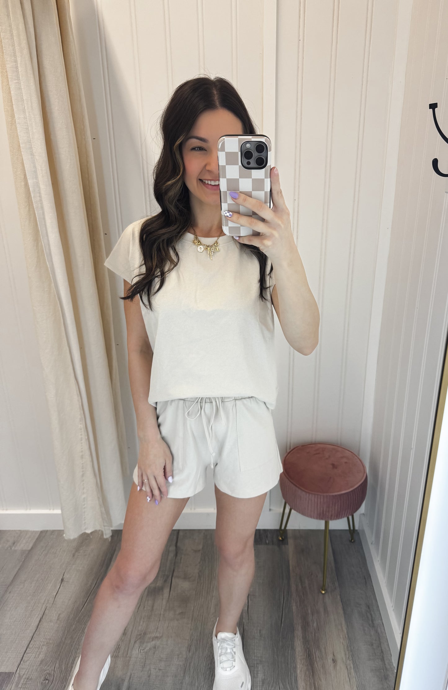 Cotton Top & Shorts Set