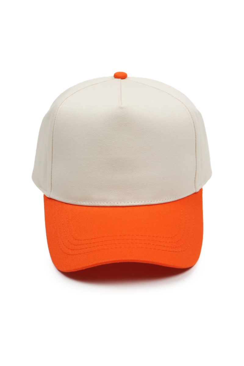 5 Panel Cotton Two-Tone Caps
