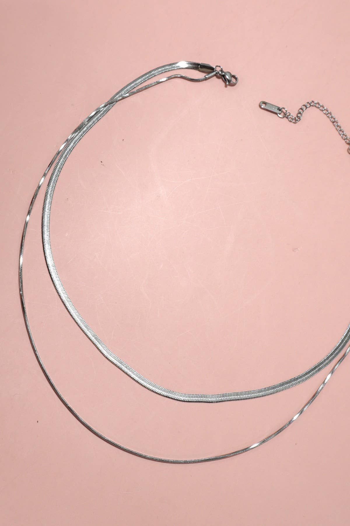 STAINLESS STEEL TARNISH FREE  MULTI LAYER NECKLACE