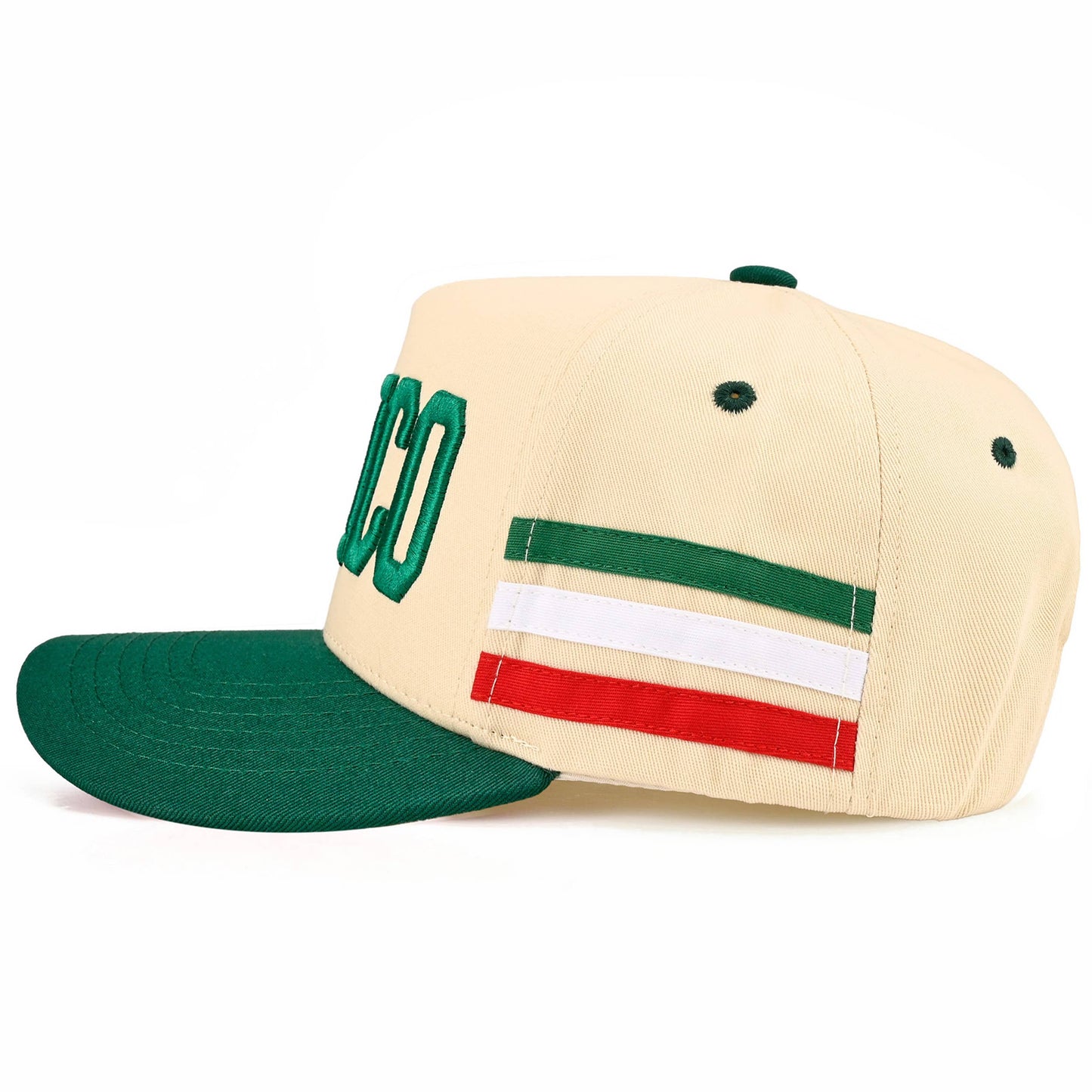 C.C 3 Lines Flag Letter on Two Tone Trucker Hat