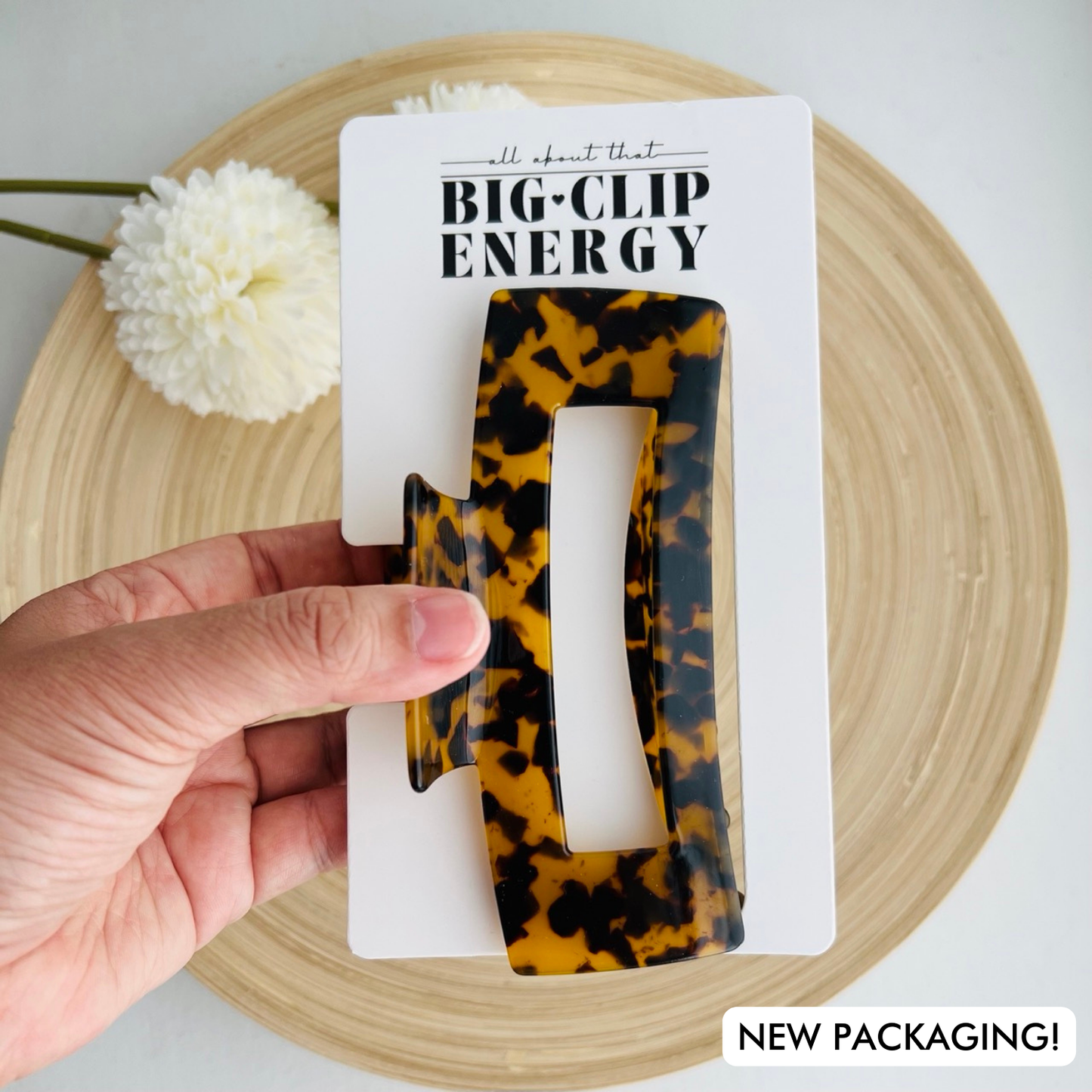 XXL Claw Clip | Big Clip Energy | Funny Thick Hair Claw Clip