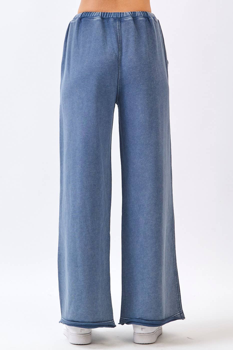 Washed Wide Leg Pants