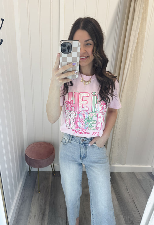 He Is Risen Tee