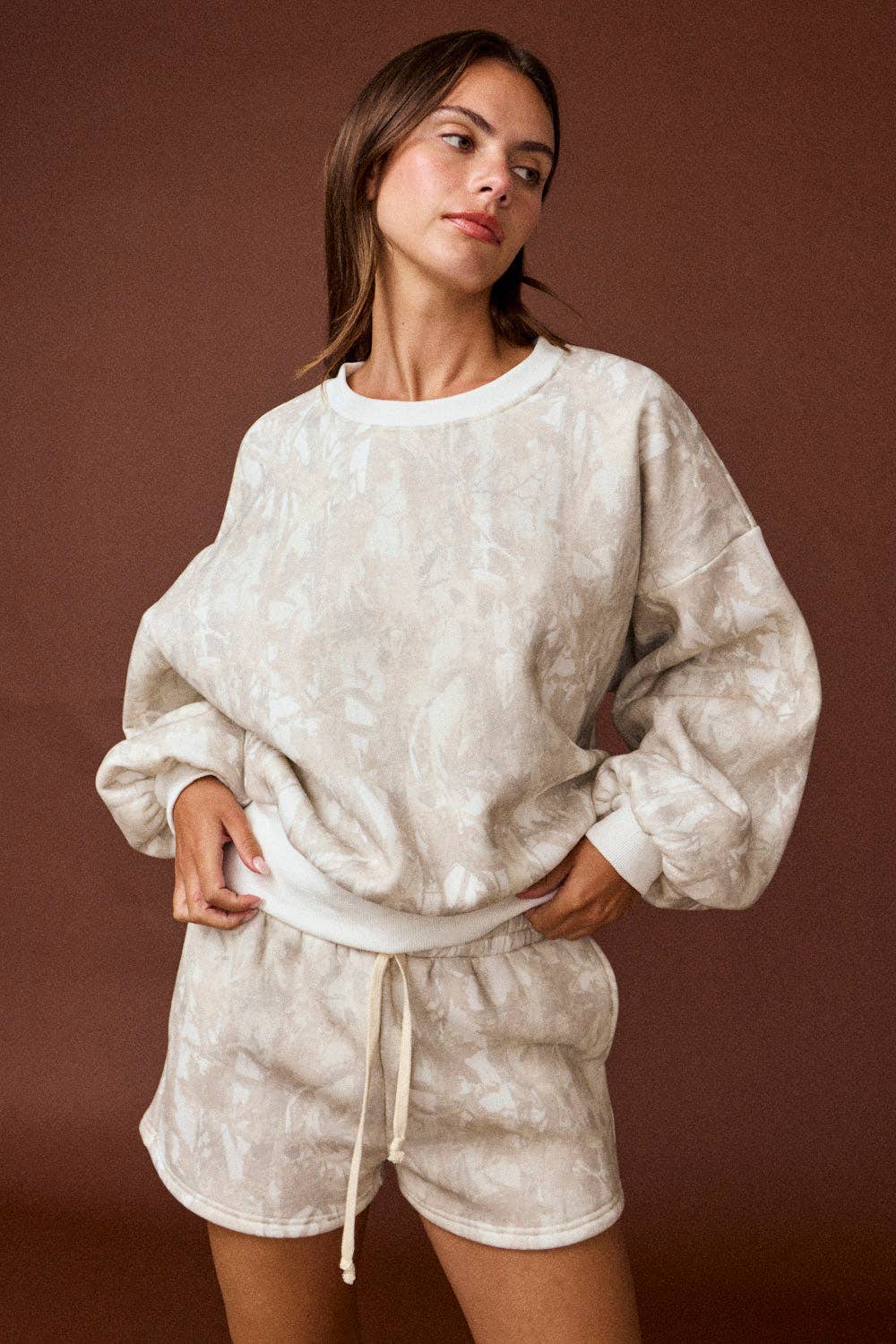 Woodland Camo Crewneck Set