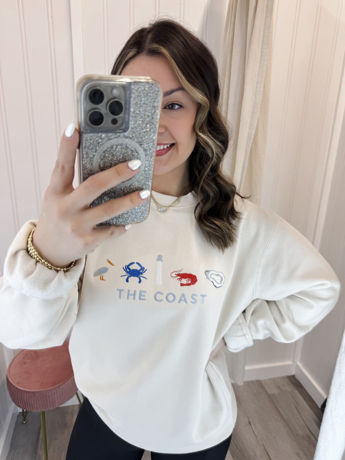 The Coast Things - Embroidered Sweatshirt