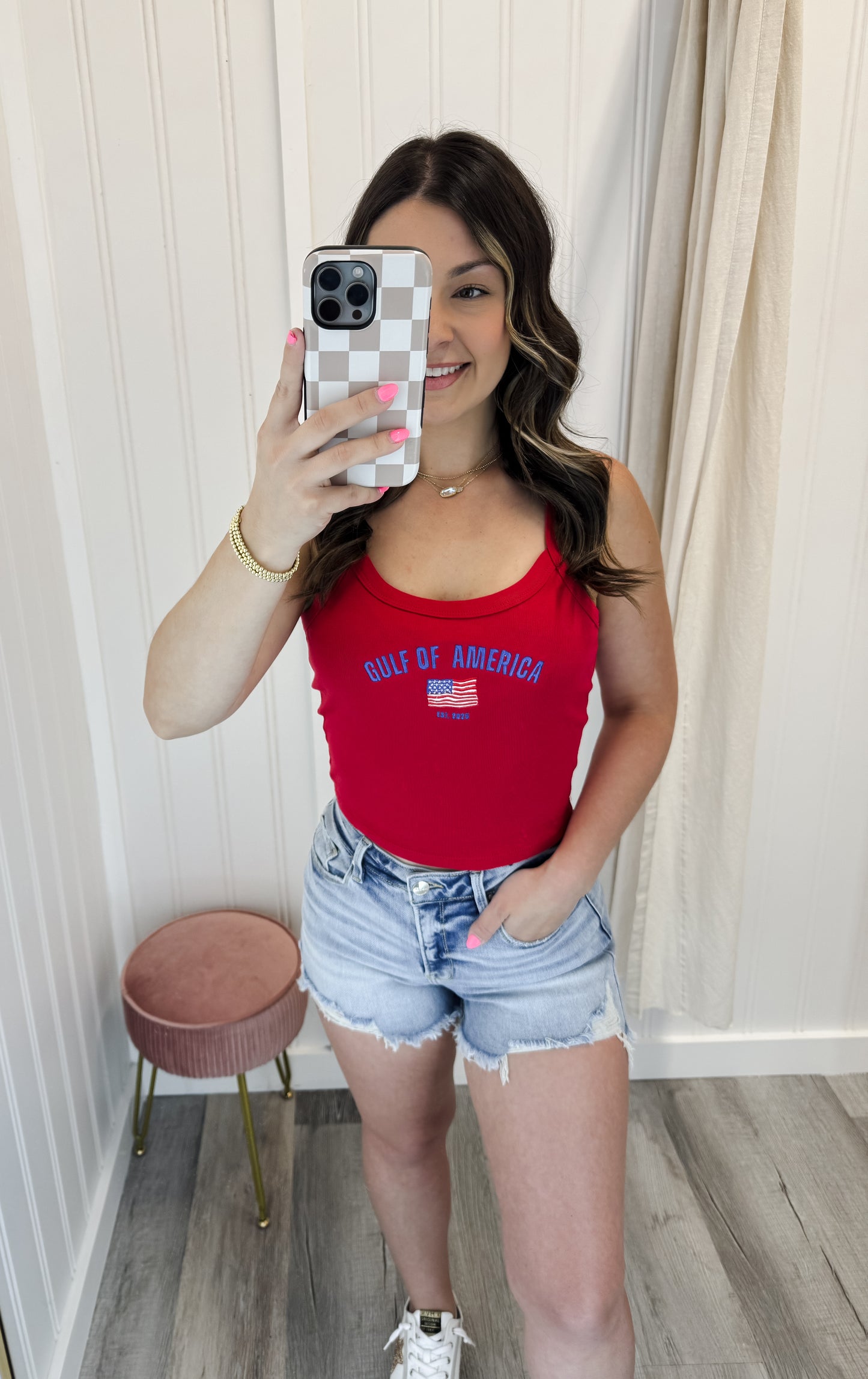 Gulf of America Cropped Tank/Tee