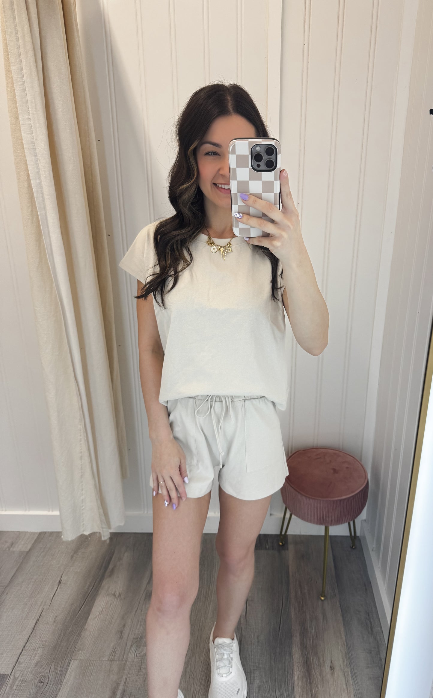 Cotton Top & Shorts Set