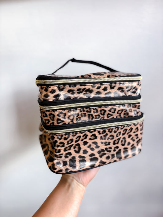 Leopard Cosmetic Bag