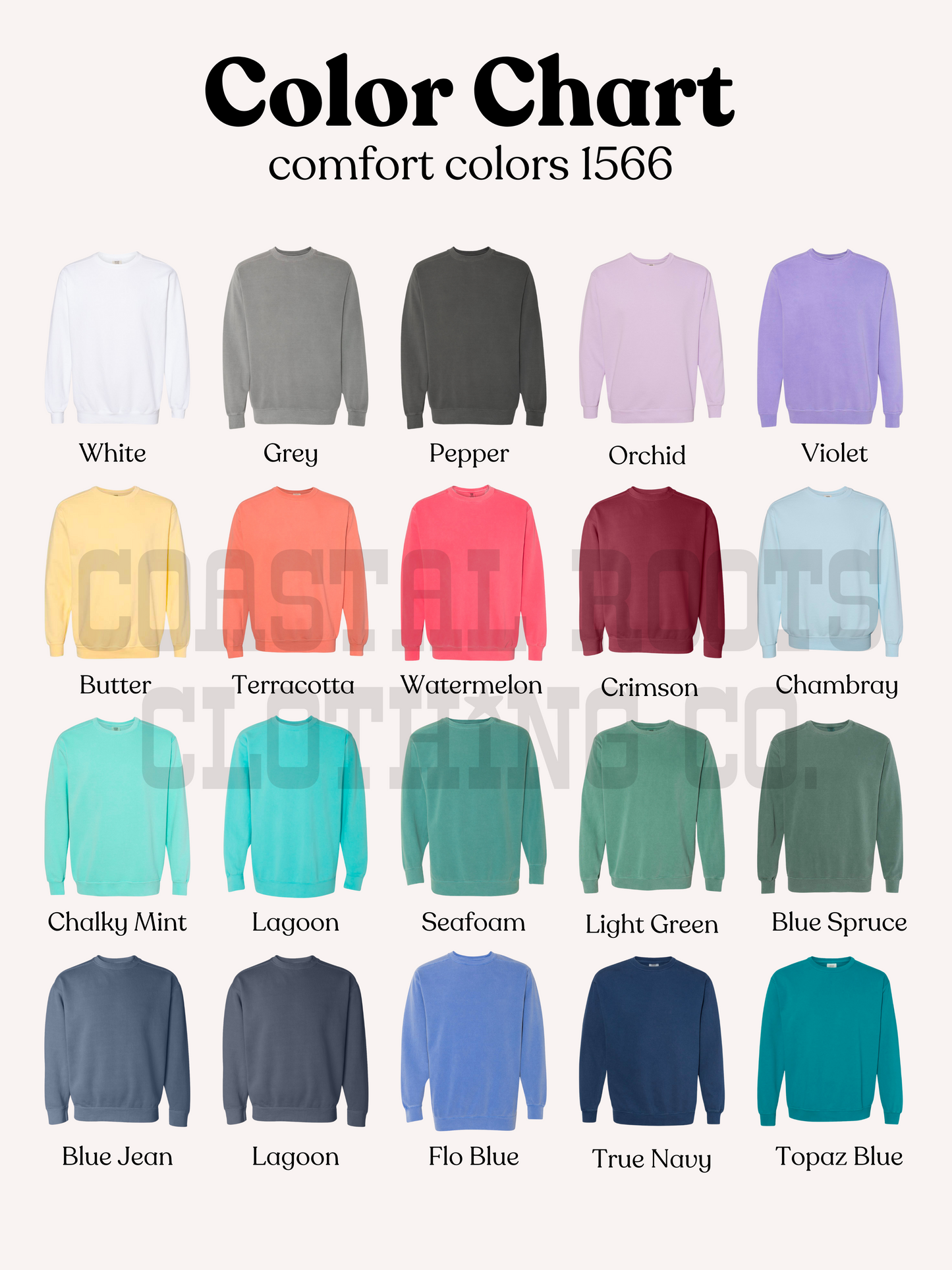 Mama Embroidered Comfort Colors Sweatshirt