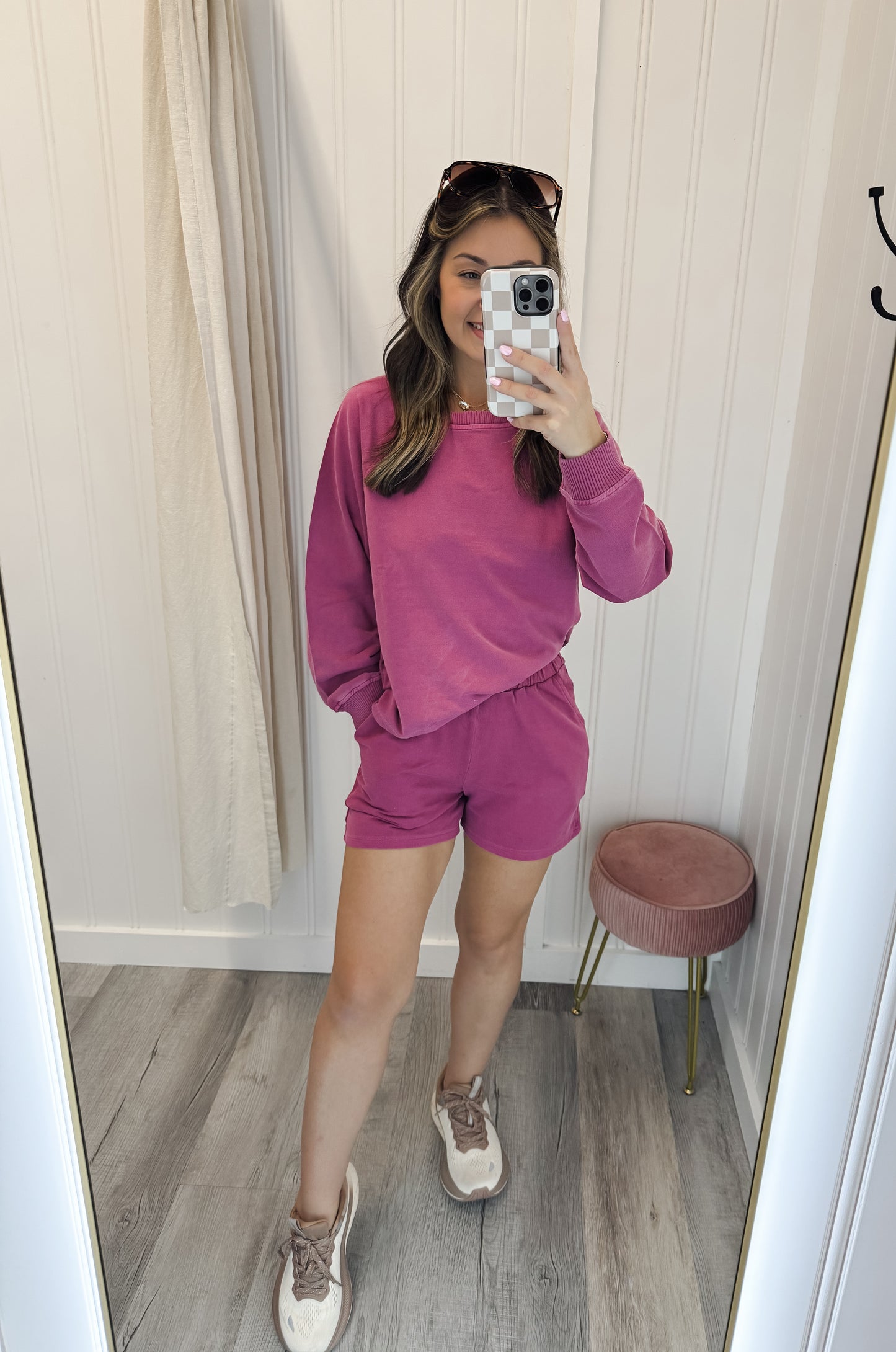 Pigment Dyed Long Sleeve Set