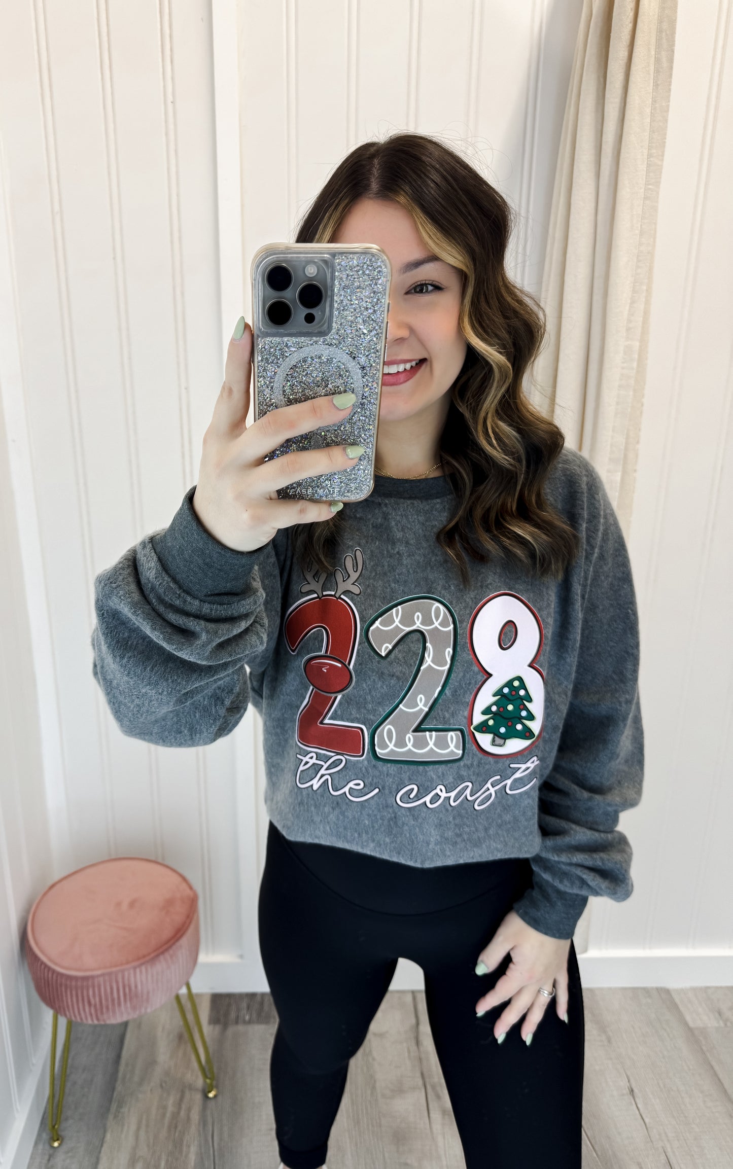 228 Coastal Christmas Sweatshirt