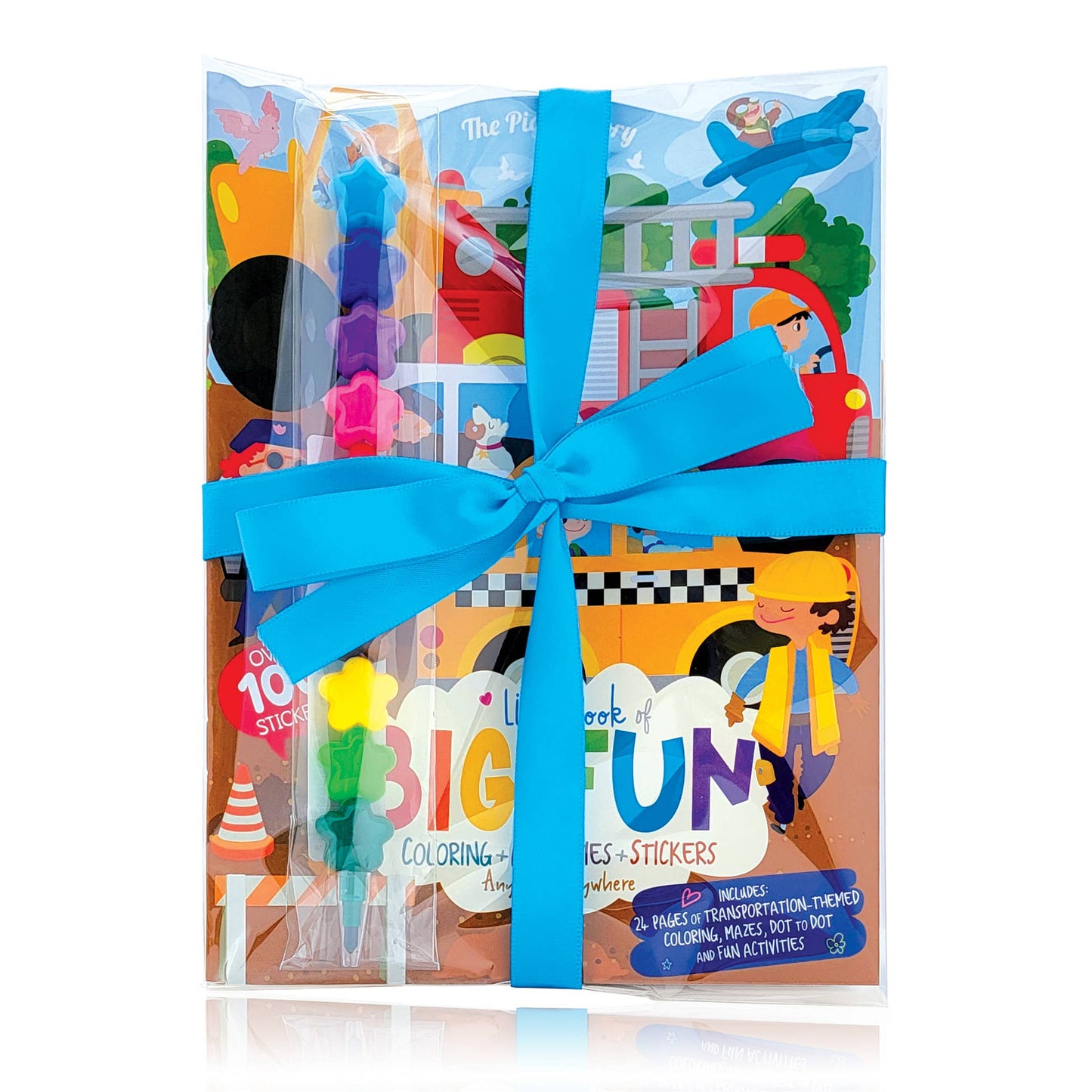 Crazy Car Town Easter Basket Activity Gift Pack for Kids