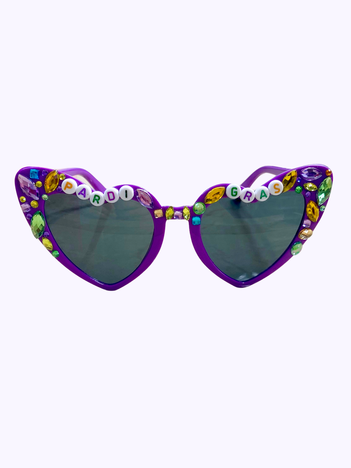 Mardi Gras Jeweled Sunglasses