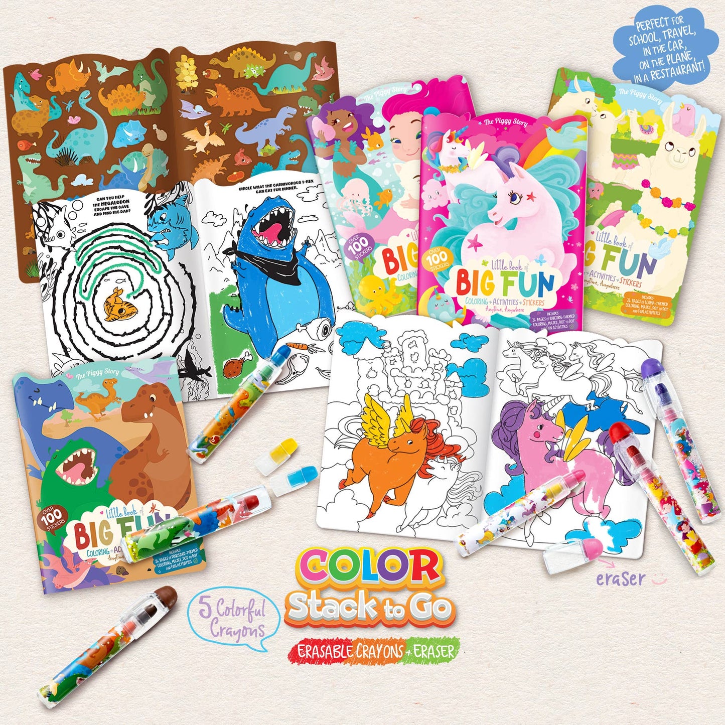 Dinosaur World Easter Basket Gift Pack for Kids