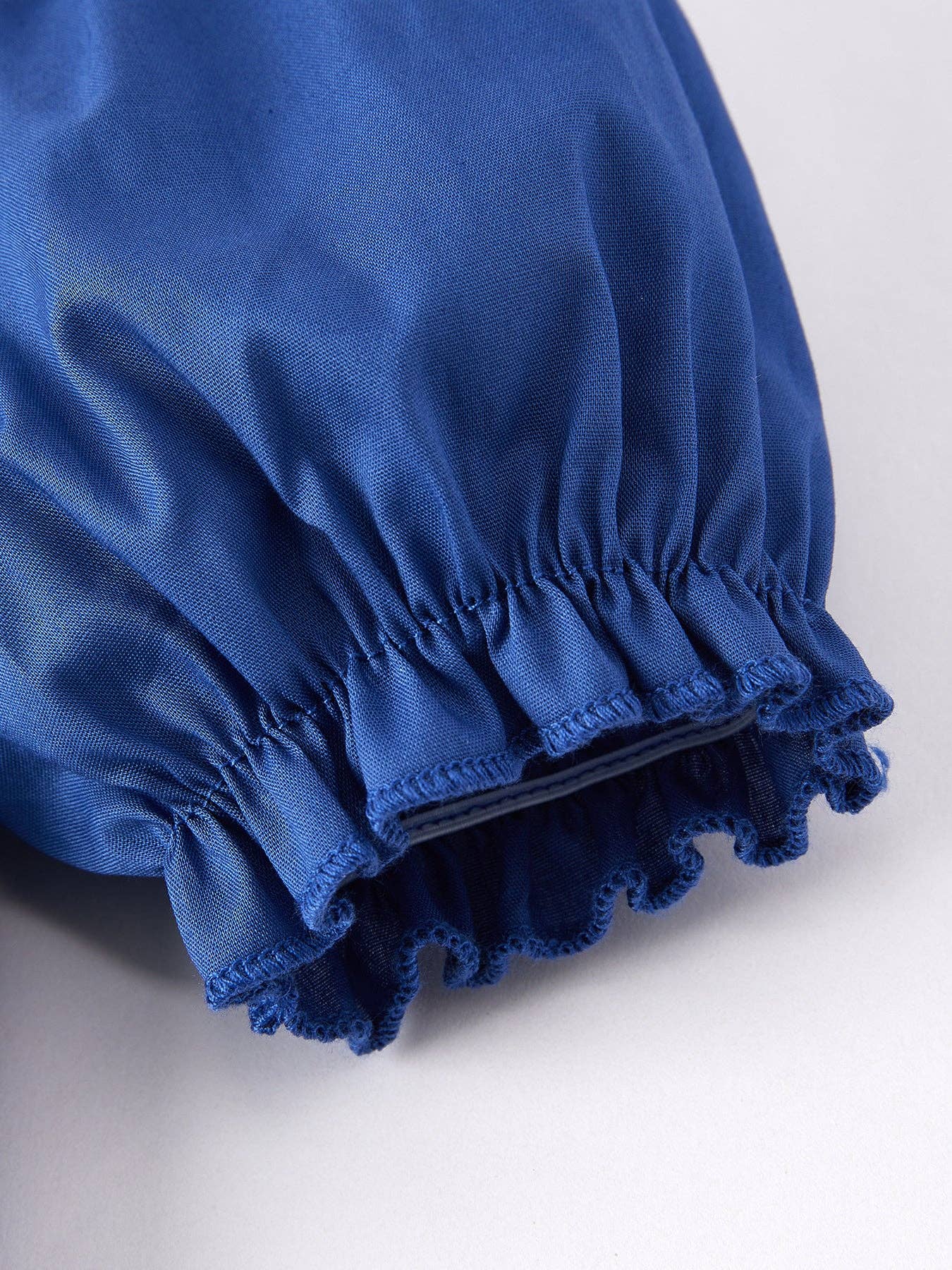 4th of july USA Embroidered Smocking Navy Blue Girls' Dress