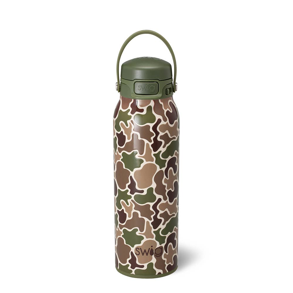 Hunting Camo Leakproof EZ Fill Bottle (32oz)