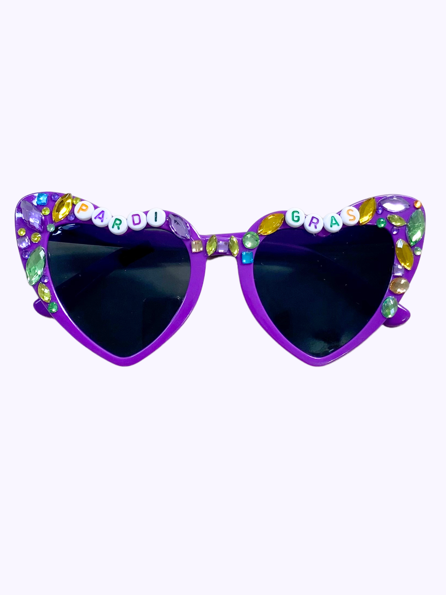 Mardi Gras Jeweled Sunglasses