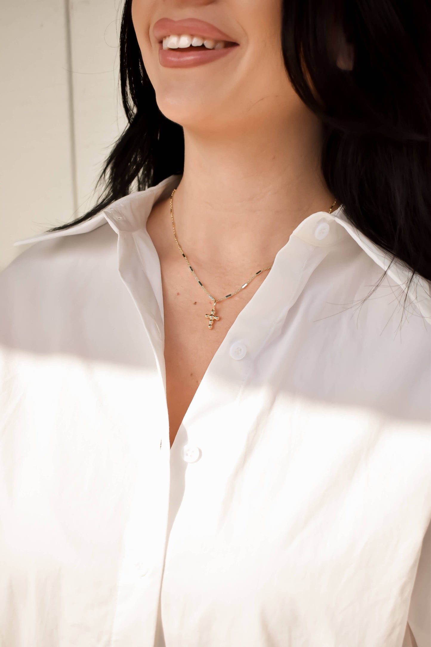Mini Hope Cross Charm