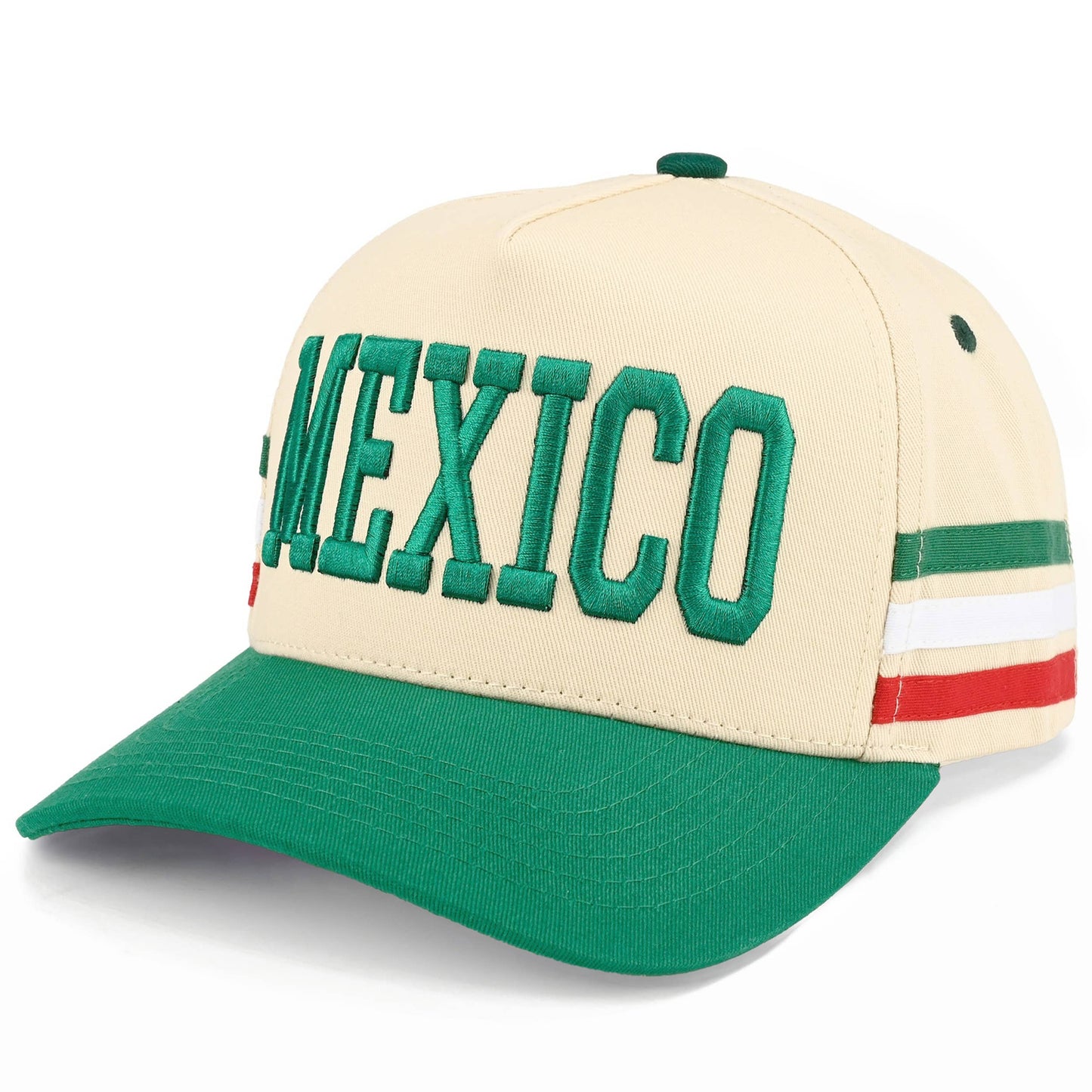 C.C 3 Lines Flag Letter on Two Tone Trucker Hat