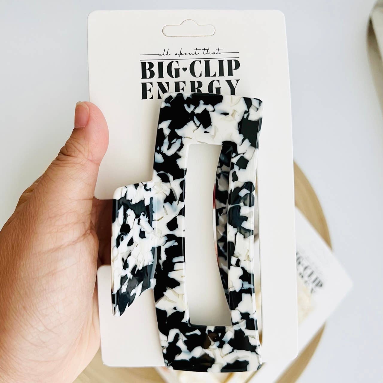XXL Claw Clip | Big Clip Energy | Funny Thick Hair Claw Clip