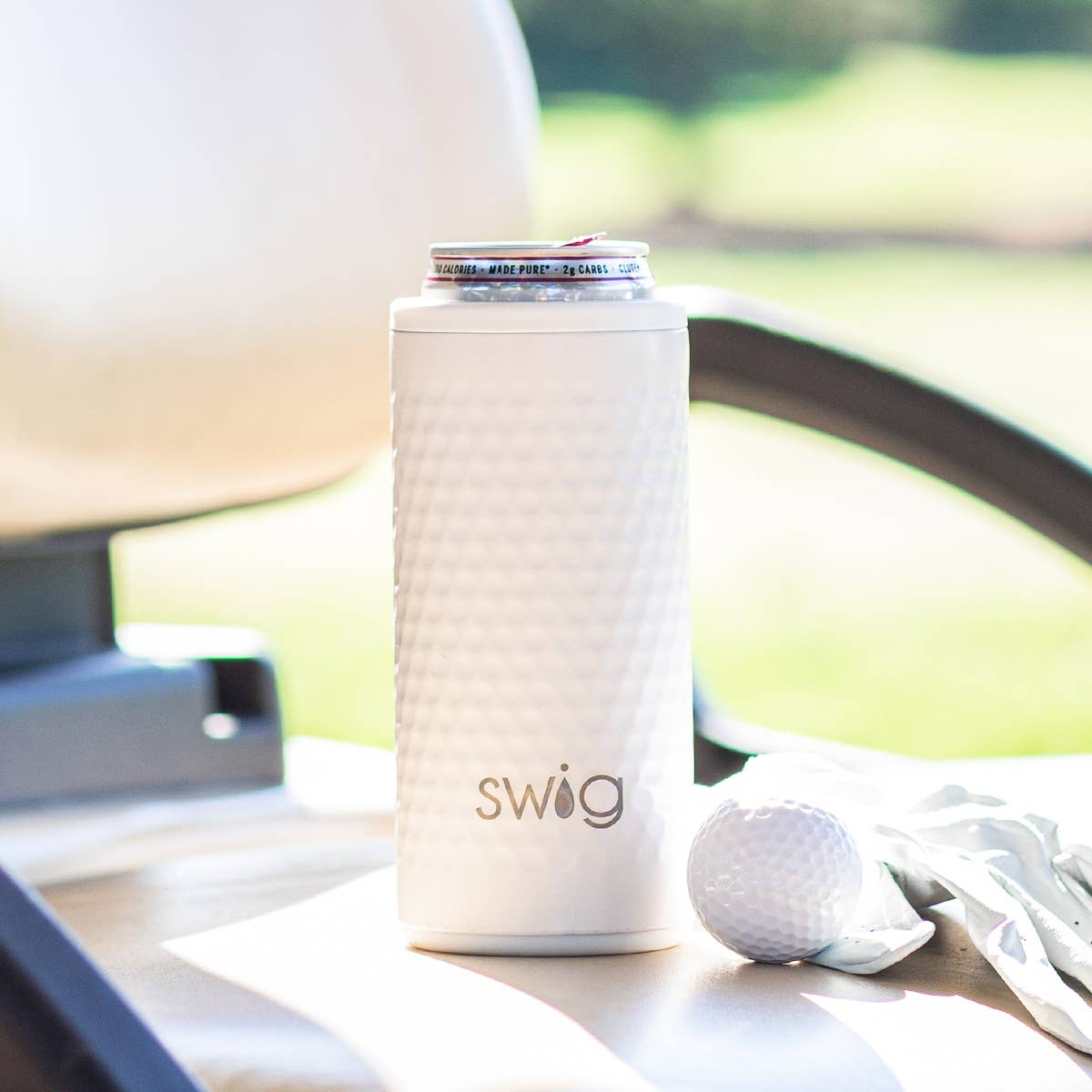 Golf Ball Skinny Can Cooler (12oz)