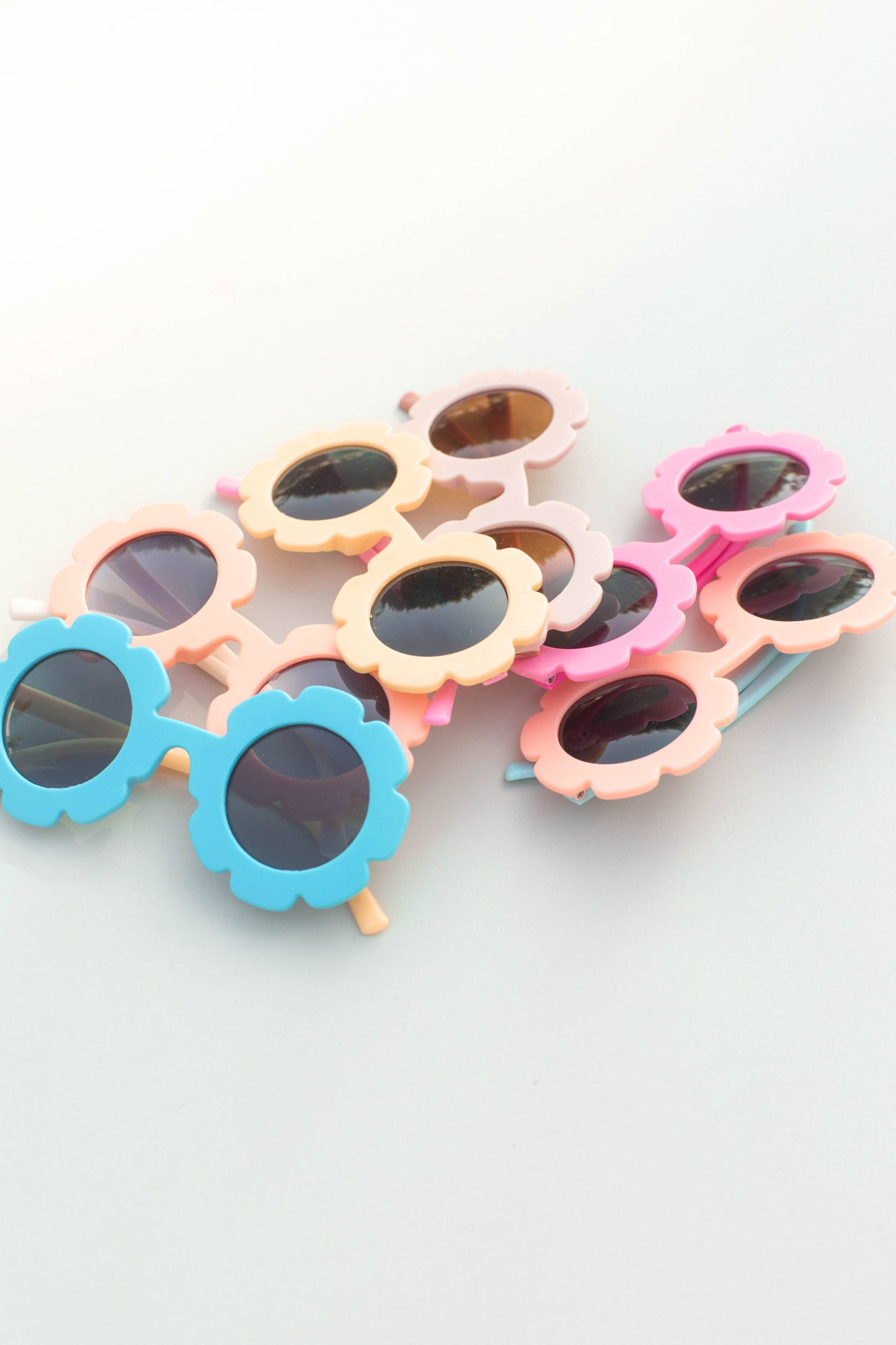 Kids Toddler 2-tone Flower Sunglasses