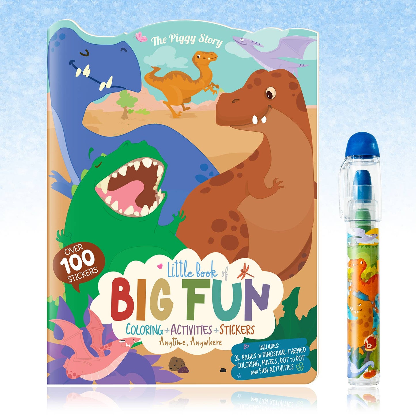 Dinosaur World Easter Basket Gift Pack for Kids