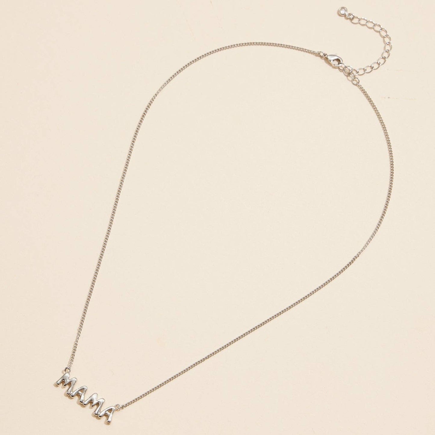 Bubble "MAMA" 18K Gold Dip Necklace - Mothers Day Gift