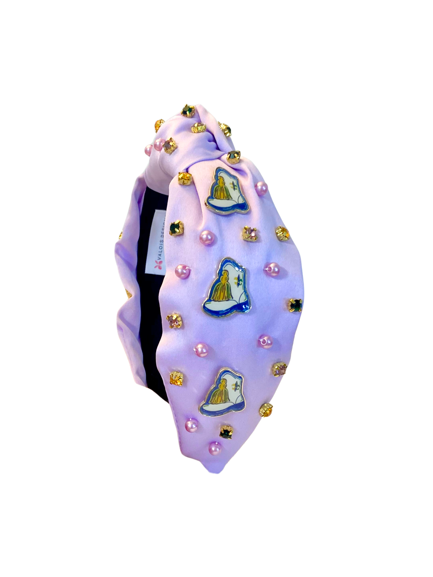 Majorette Marching Boots Headband - Mardi Gras