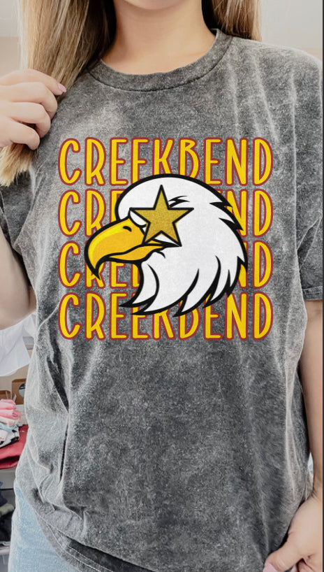 Preppy Creekbend Eagles Tee