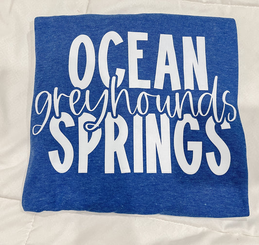 Ocean Springs Greyhounds Tee