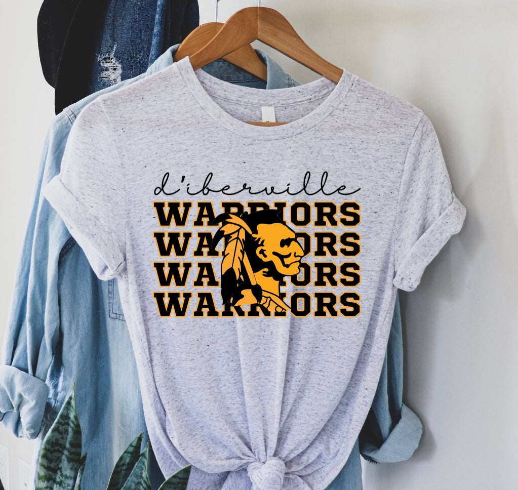 D’iberville Warriors Mascot