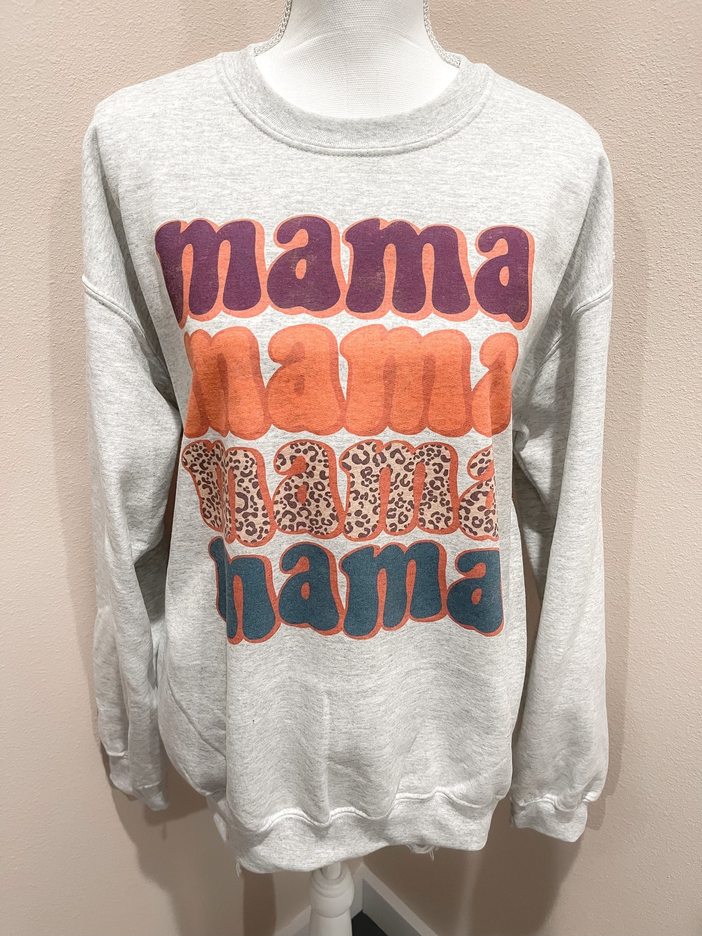 Stacked Mama Tee/Sweatshirt