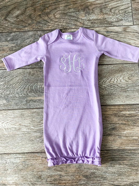 Personalized Baby Gown