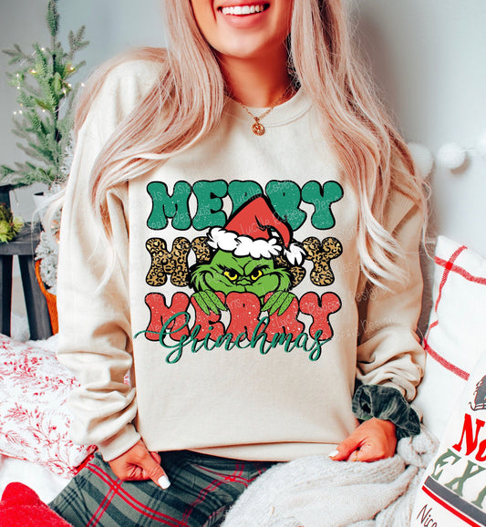 Merry Grinchmas Tee/Sweatshirt