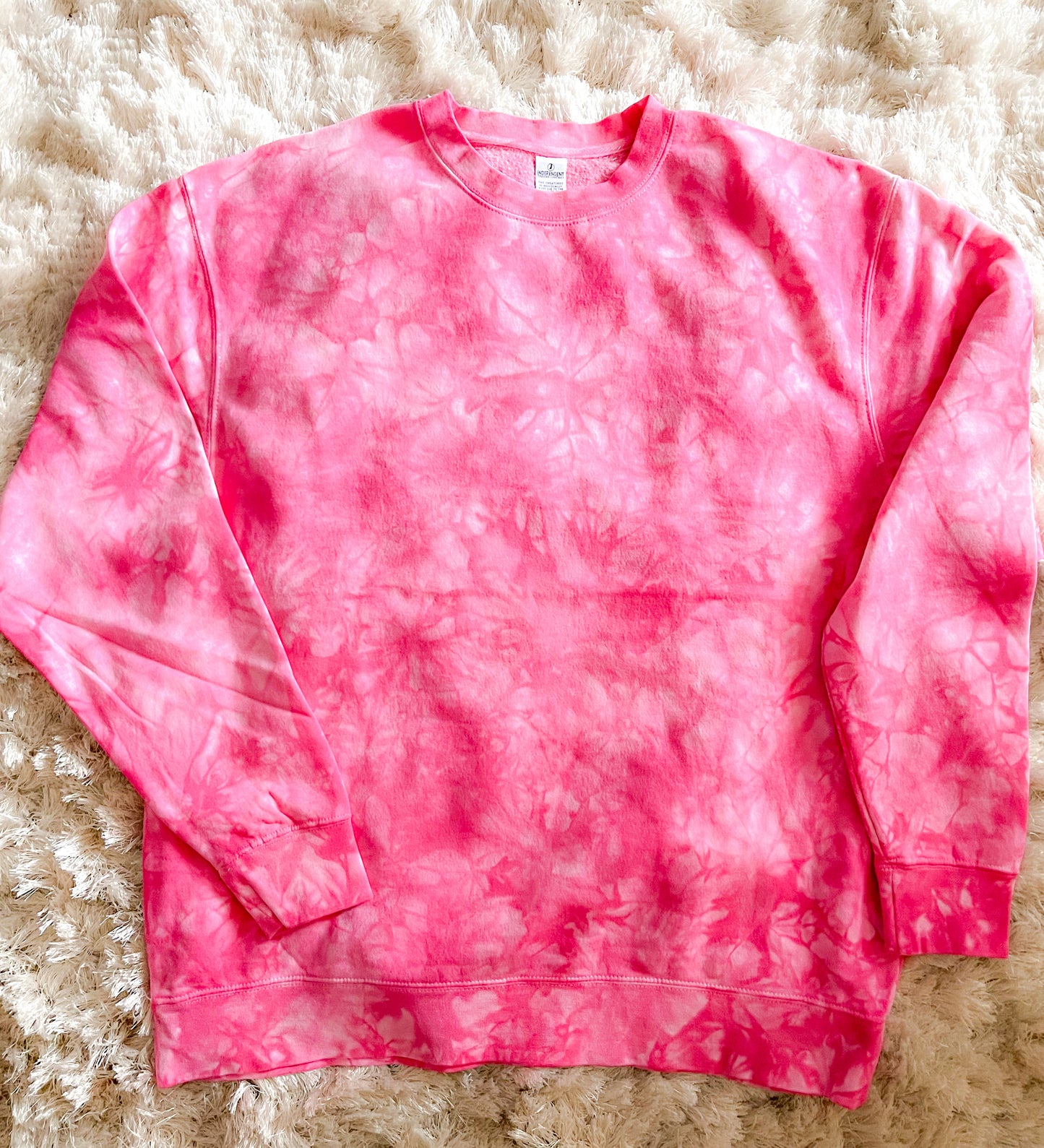 Pink Tie Dye Sweatshirt