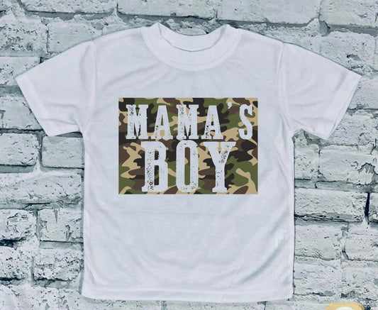 Camo Mama’s Boy Tee