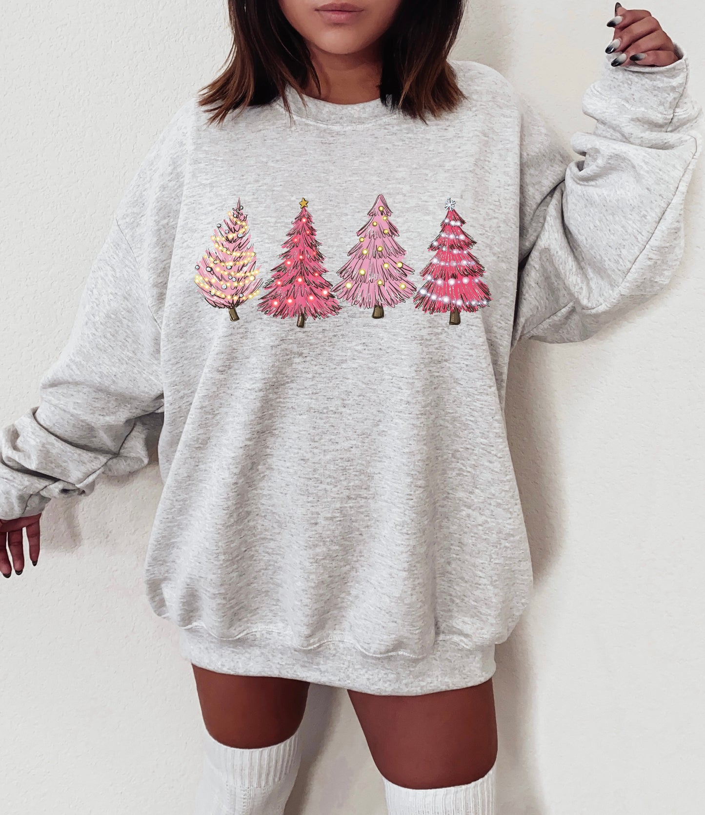 Pink Christmas Tree Tee/Sweatshirt