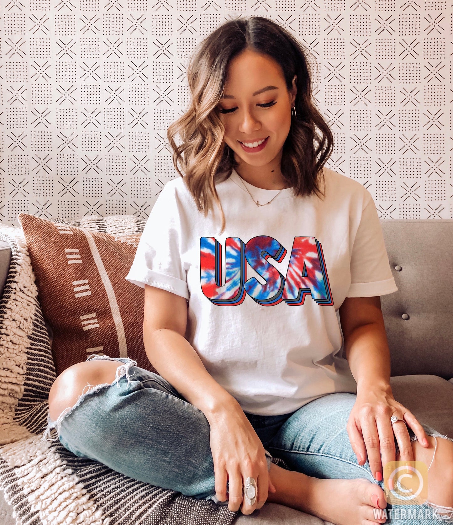 USA Tie Dye tee